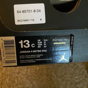 Boys Jordan’s for sale in fair condition